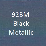 92BM Black Metallic Crossroad Coatings High Temperature Coating Color