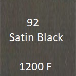 92 Satin Black 1200F Crossroad Coatings High Temperature Coating Color